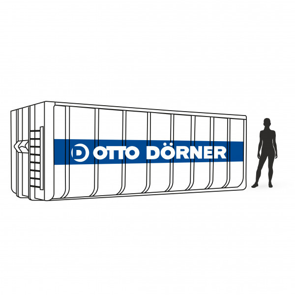 Abrollcontainer für Baumischabfall in Hannover